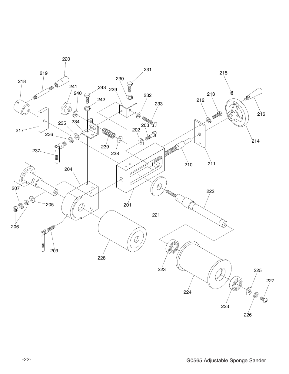 Grizzly G0565 User Manual | Page 24 / 32