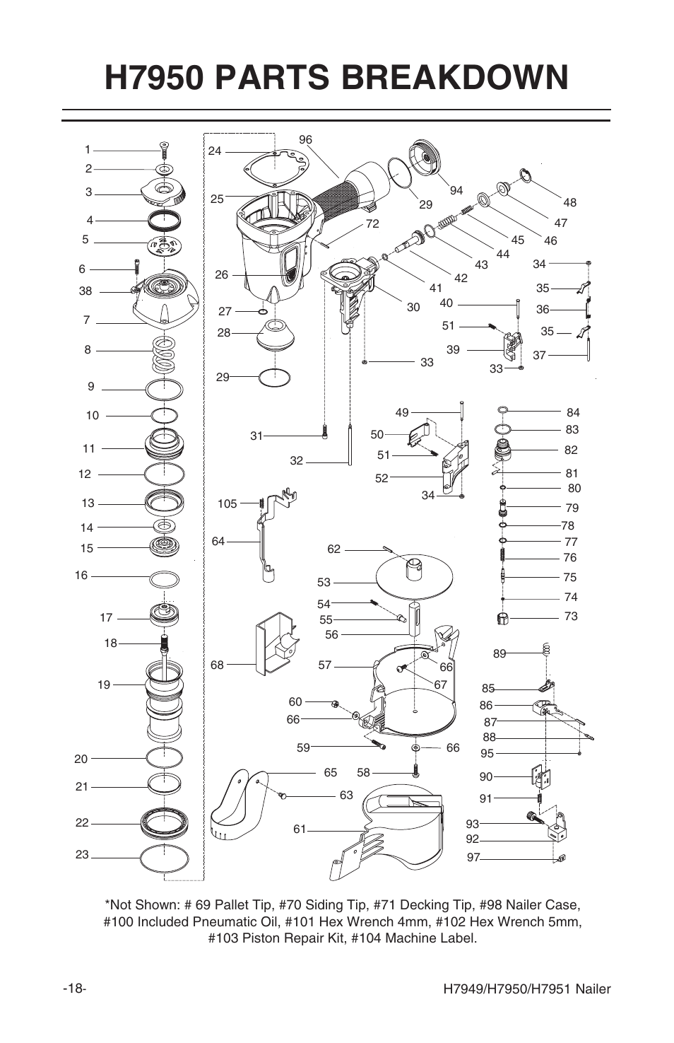 H7950 parts breakdown | Grizzly H7949 User Manual | Page 20 / 32