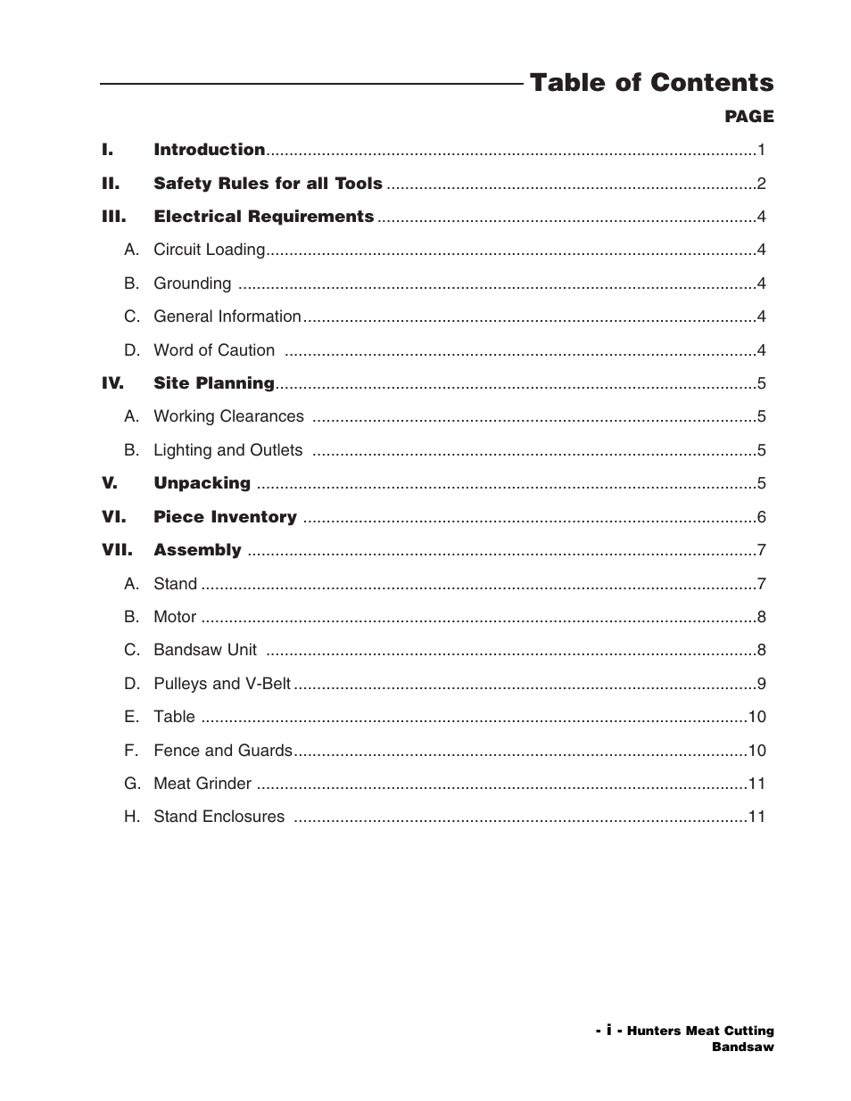 Grizzly G1016 User Manual | Page 2 / 30