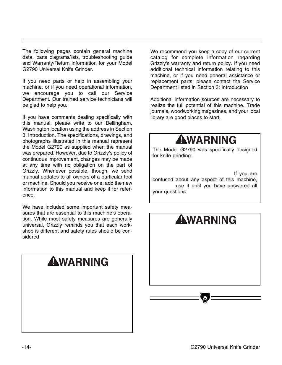 Grizzly G2790 User Manual | Page 17 / 23