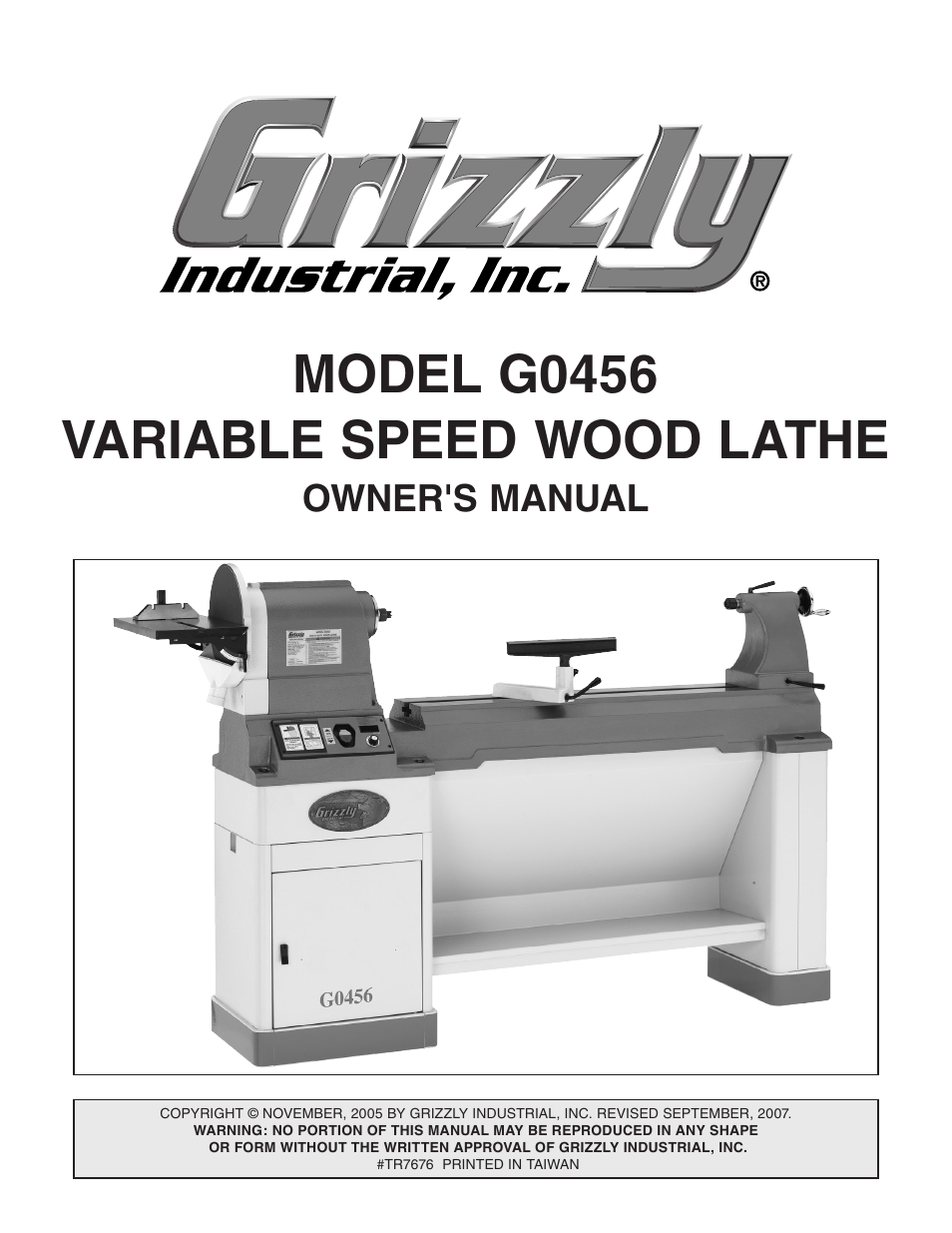 Grizzly G0456 User Manual | 48 pages