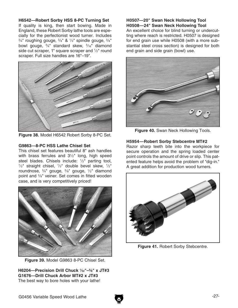 Grizzly G0456 User Manual | Page 29 / 48