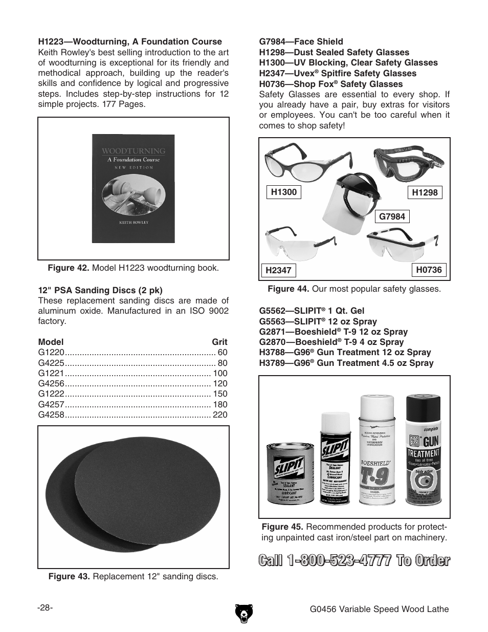 Grizzly G0456 User Manual | Page 30 / 48