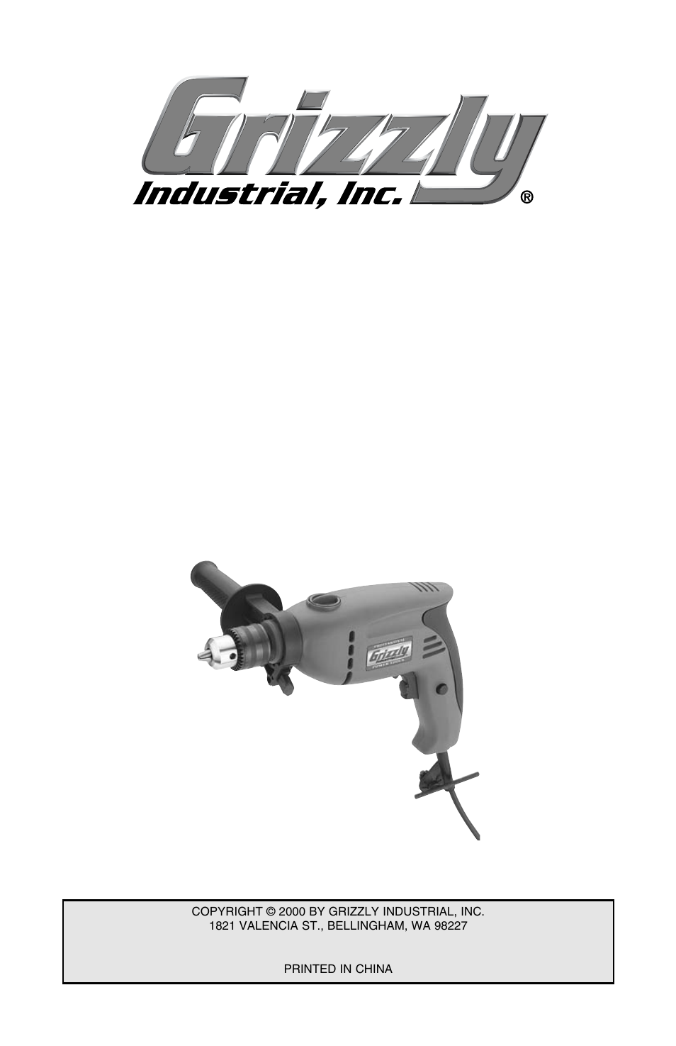 Grizzly H0777 User Manual | 10 pages