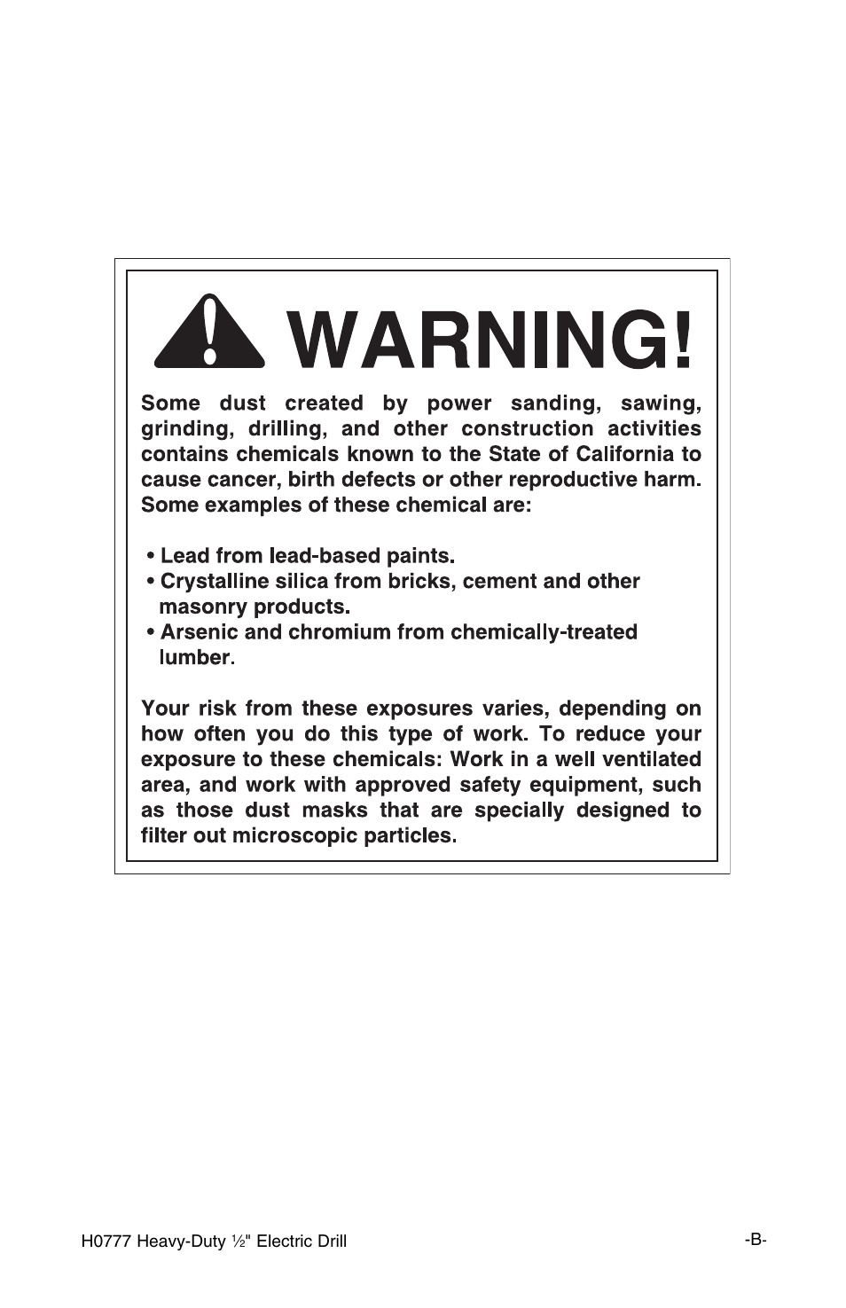 Grizzly H0777 User Manual | Page 2 / 10