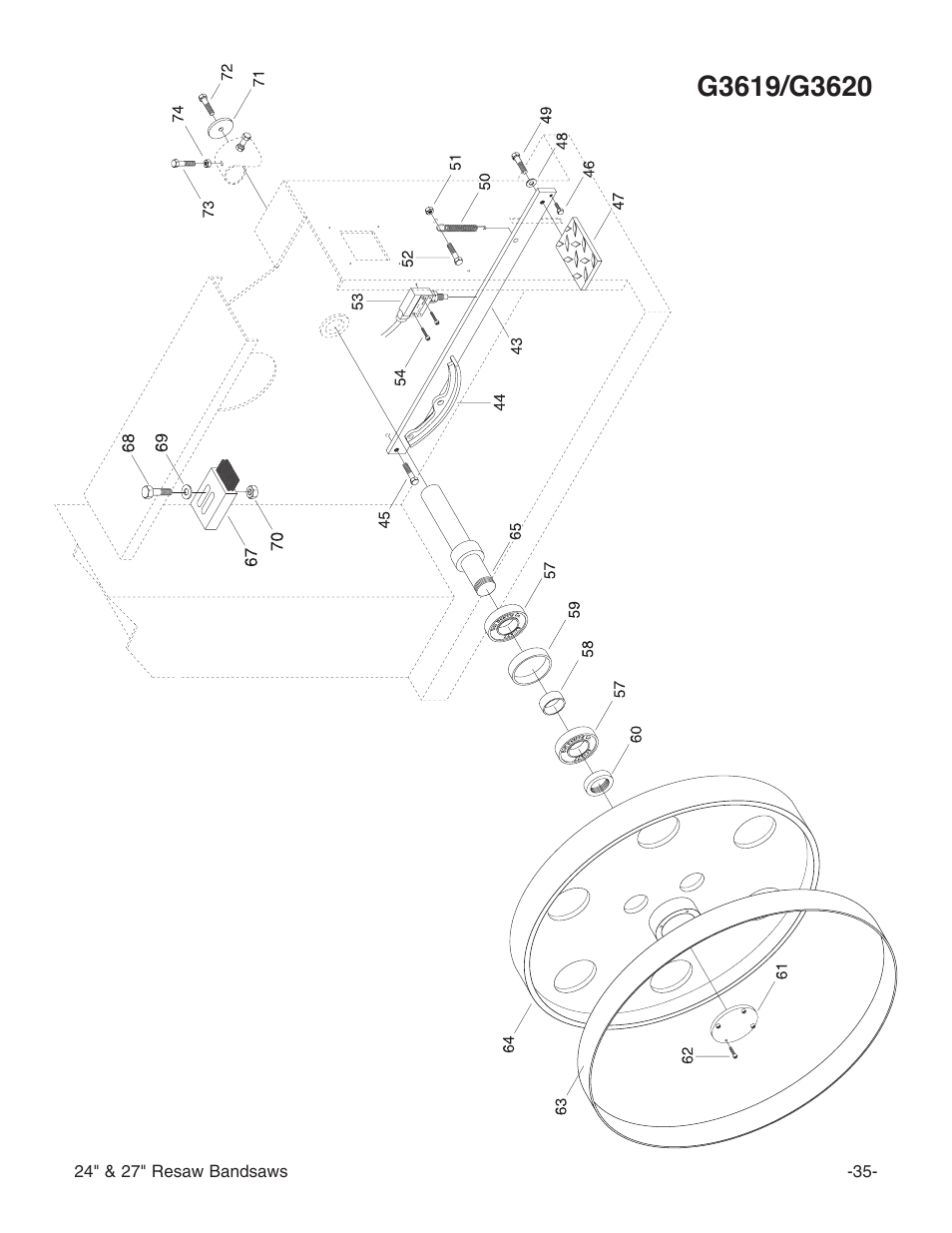 Grizzly G3620 User Manual | Page 37 / 56