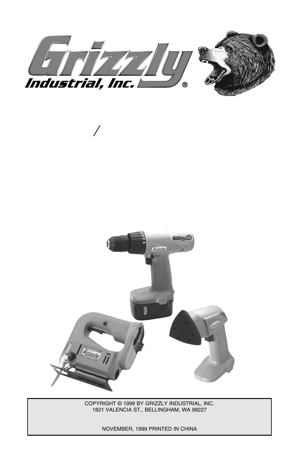 Grizzly 14.4v 3/8" Cordless Drill G8594 User Manual | 14 pages