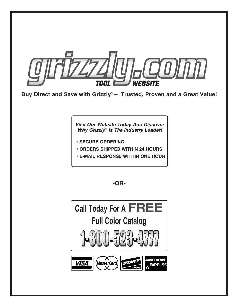 Grizzly H7758 User Manual | Page 28 / 28