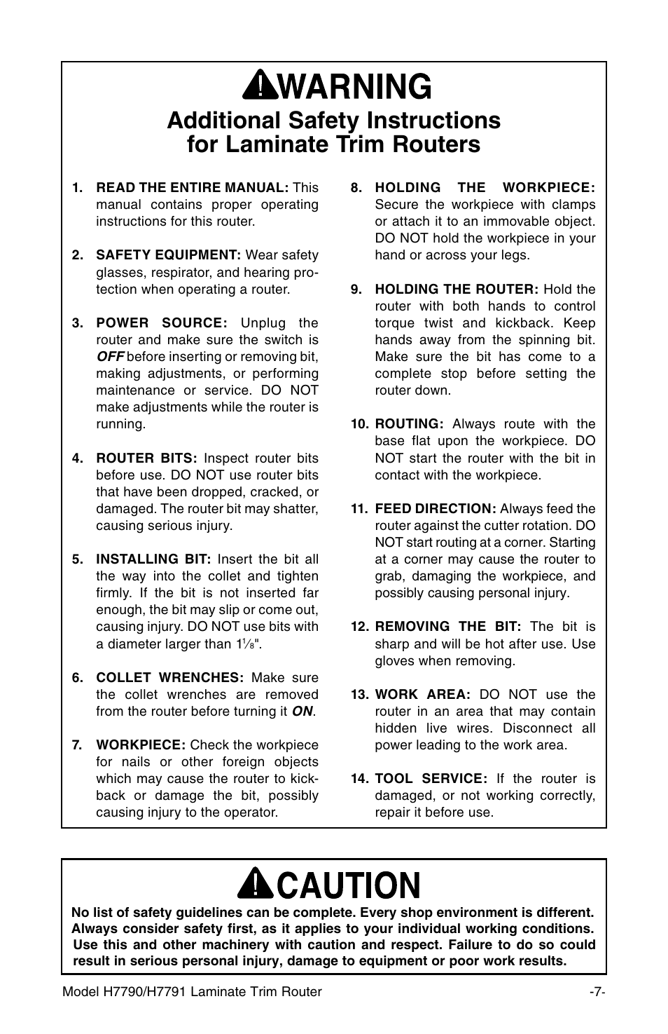 Grizzly H7791 User Manual | Page 9 / 24