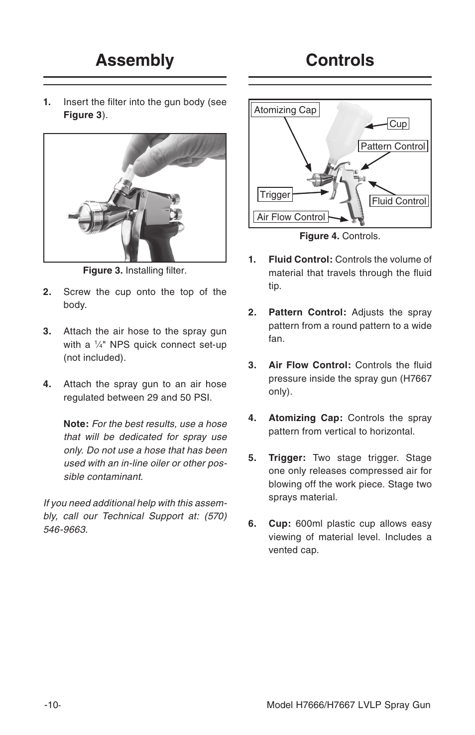 Assembly controls | Grizzly H7666/H7667 User Manual | Page 10 / 24