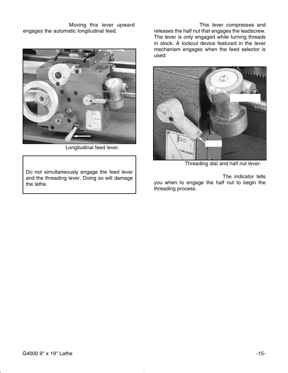 Nno ot tiic ce e | Grizzly G4000 User Manual | Page 16 / 57