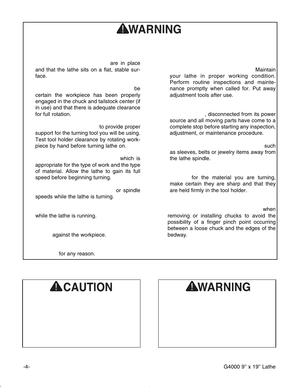 Grizzly G4000 User Manual | Page 5 / 57