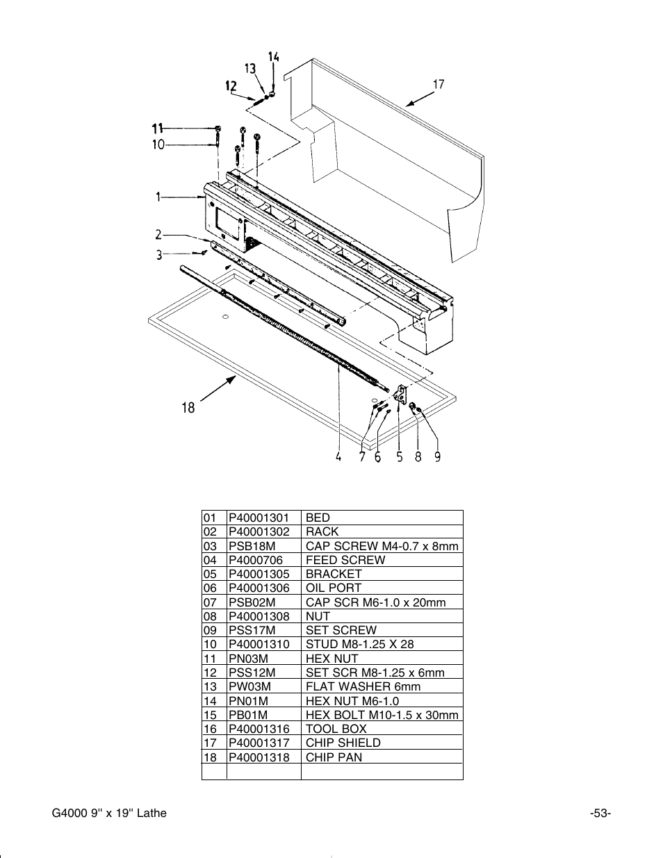 Grizzly G4000 User Manual | Page 54 / 57