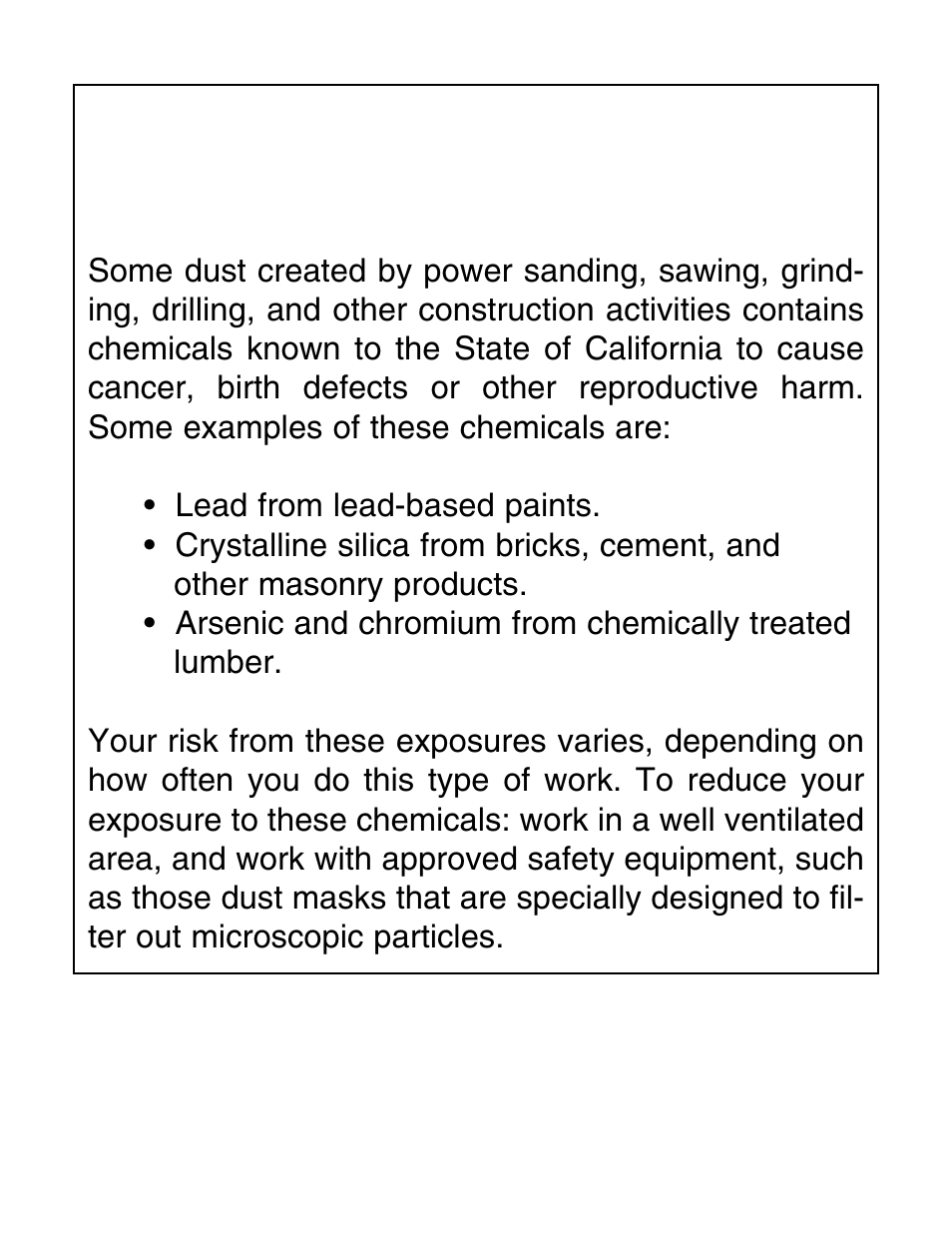 Warning | Grizzly G9983 User Manual | Page 2 / 60