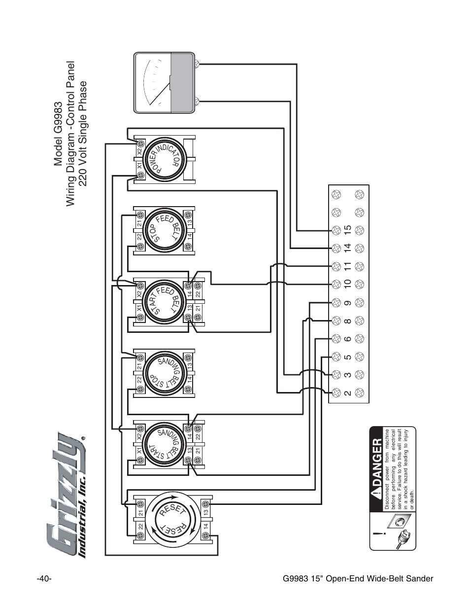 Grizzly G9983 User Manual | Page 42 / 60