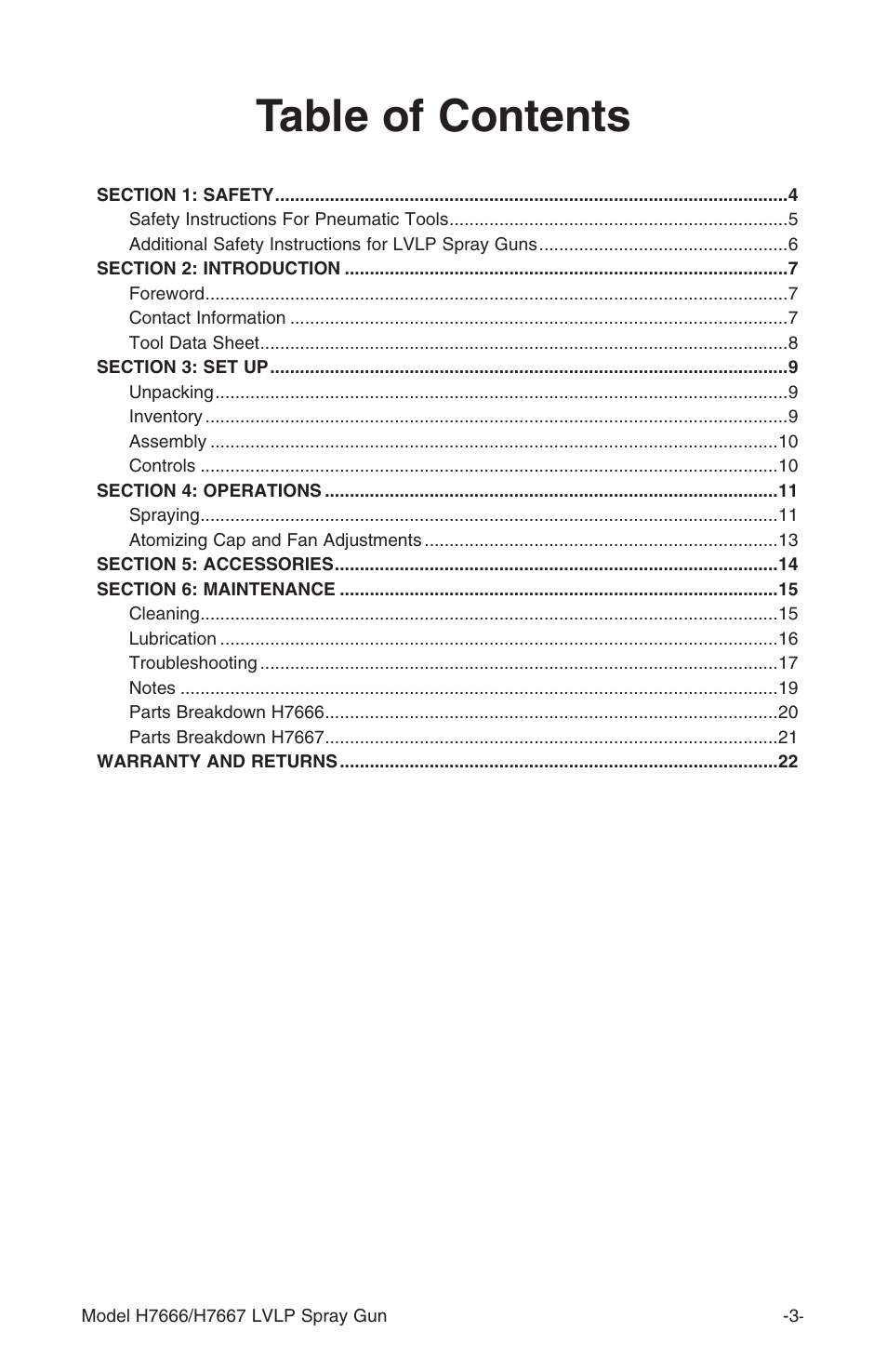 Grizzly H7666 User Manual | Page 3 / 24