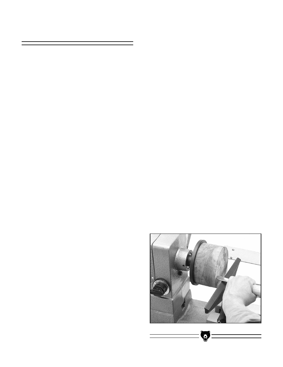 Faceplate turning | Grizzly G1495 User Manual | Page 24 / 28