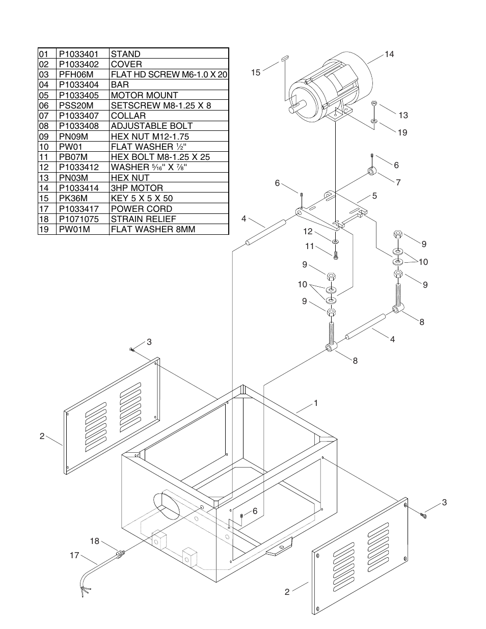 Grizzly Model G1033Z User Manual | Page 37 / 44