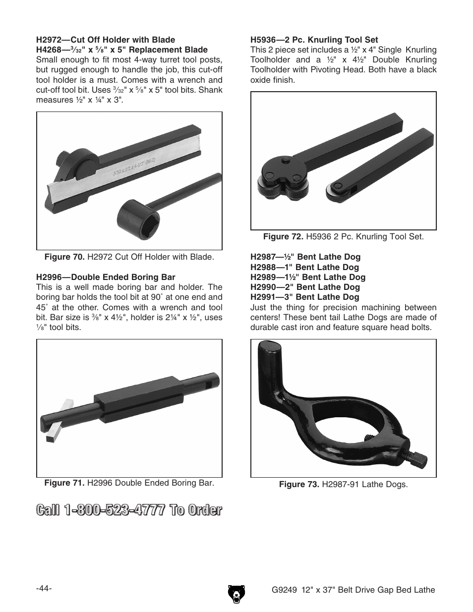 Grizzly G9249 User Manual | Page 46 / 92