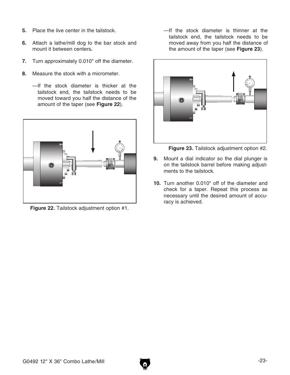Grizzly G0492 User Manual | Page 25 / 76