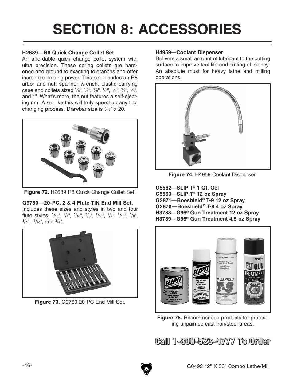 Grizzly G0492 User Manual | Page 48 / 76