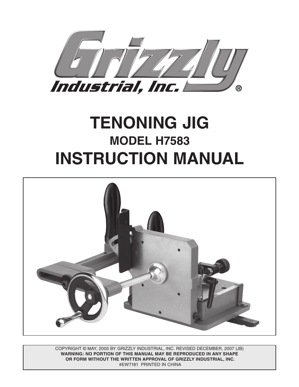 Grizzly H7583 User Manual | 28 pages