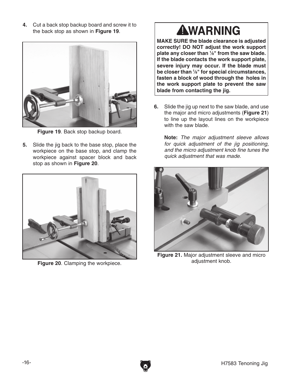 Grizzly H7583 User Manual | Page 18 / 28