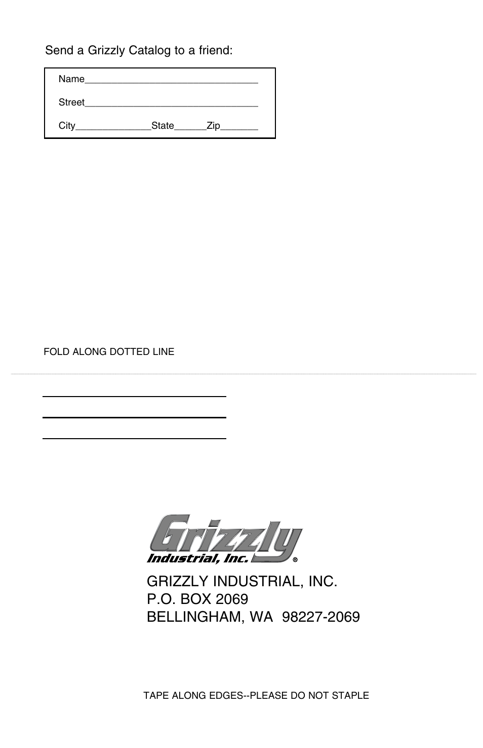 Grizzly G9907 User Manual | Page 10 / 10