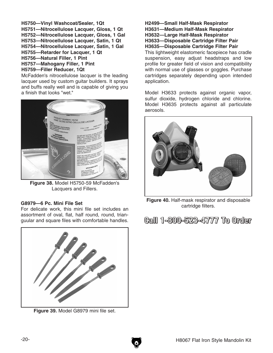 Grizzly H8067 User Manual | Page 22 / 28