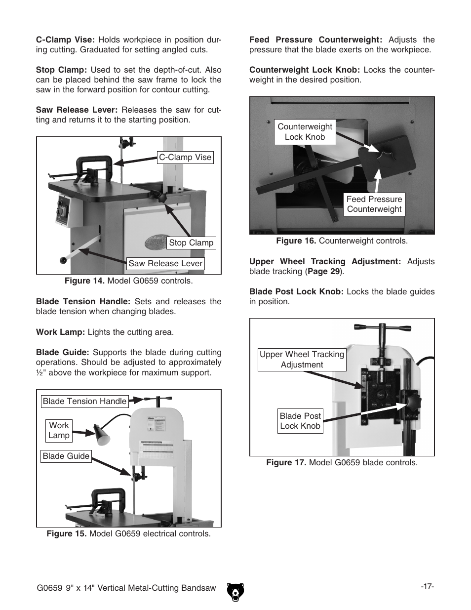 Grizzly G0659 User Manual | Page 19 / 60