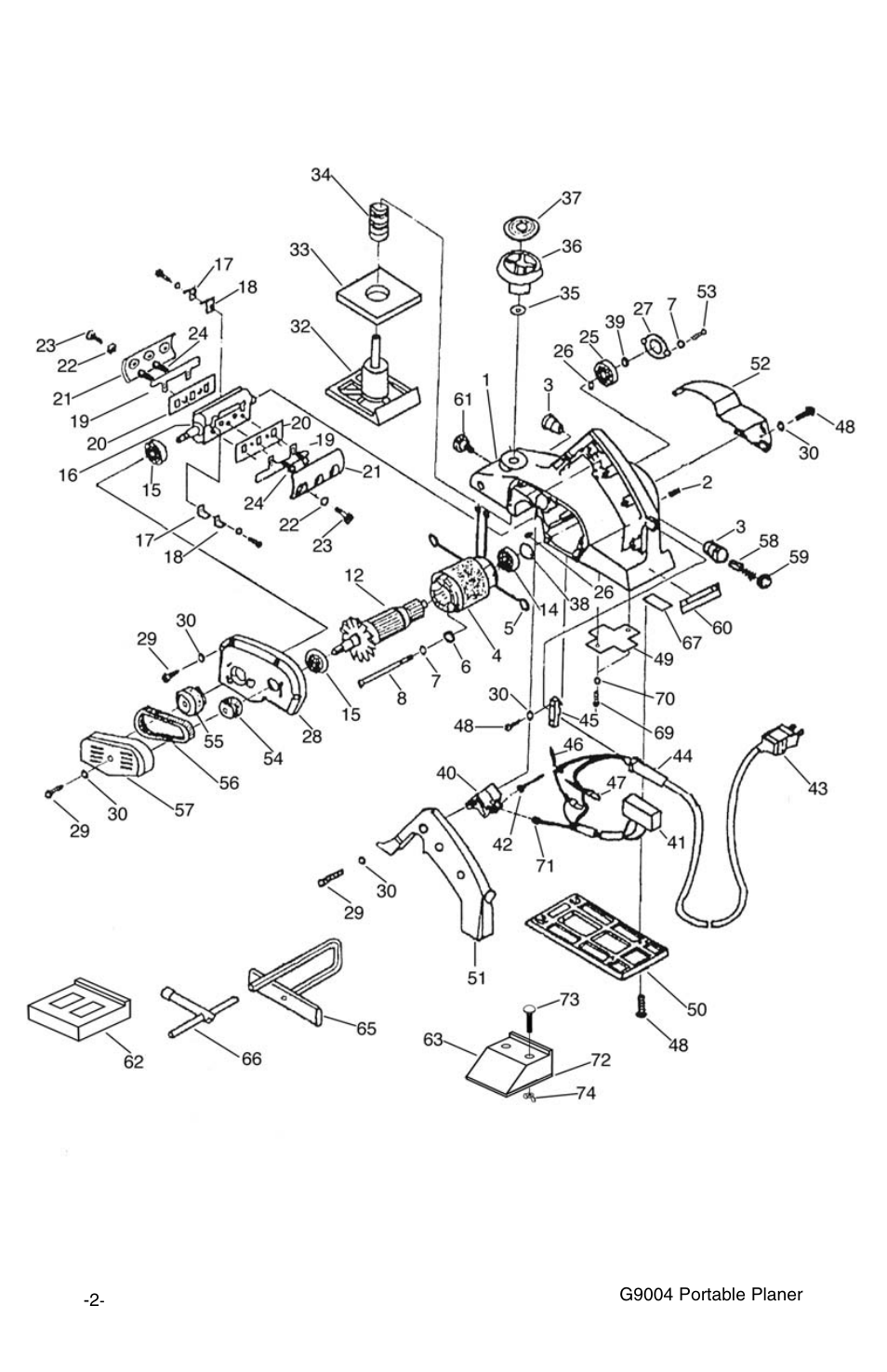 Grizzly G9004 User Manual | Page 2 / 3