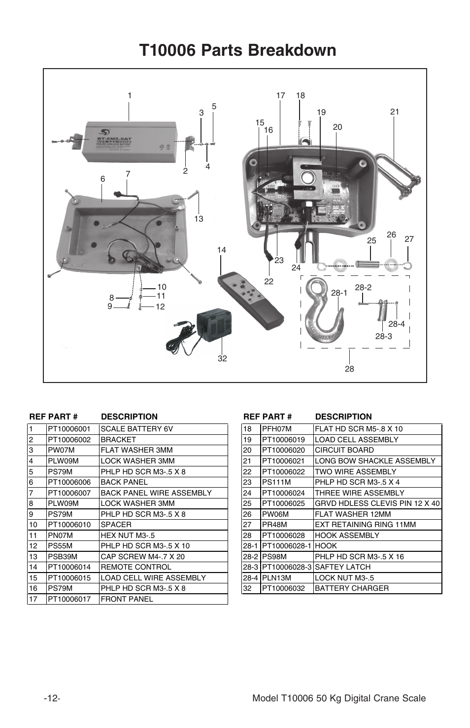 Grizzly T10006 User Manual | Page 13 / 16