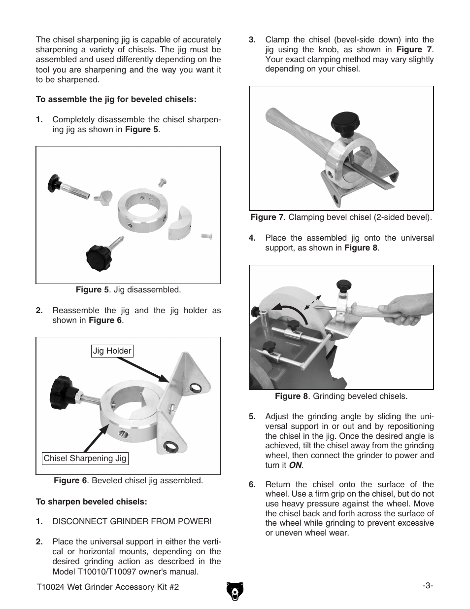Grizzly T10024 User Manual | Page 3 / 6