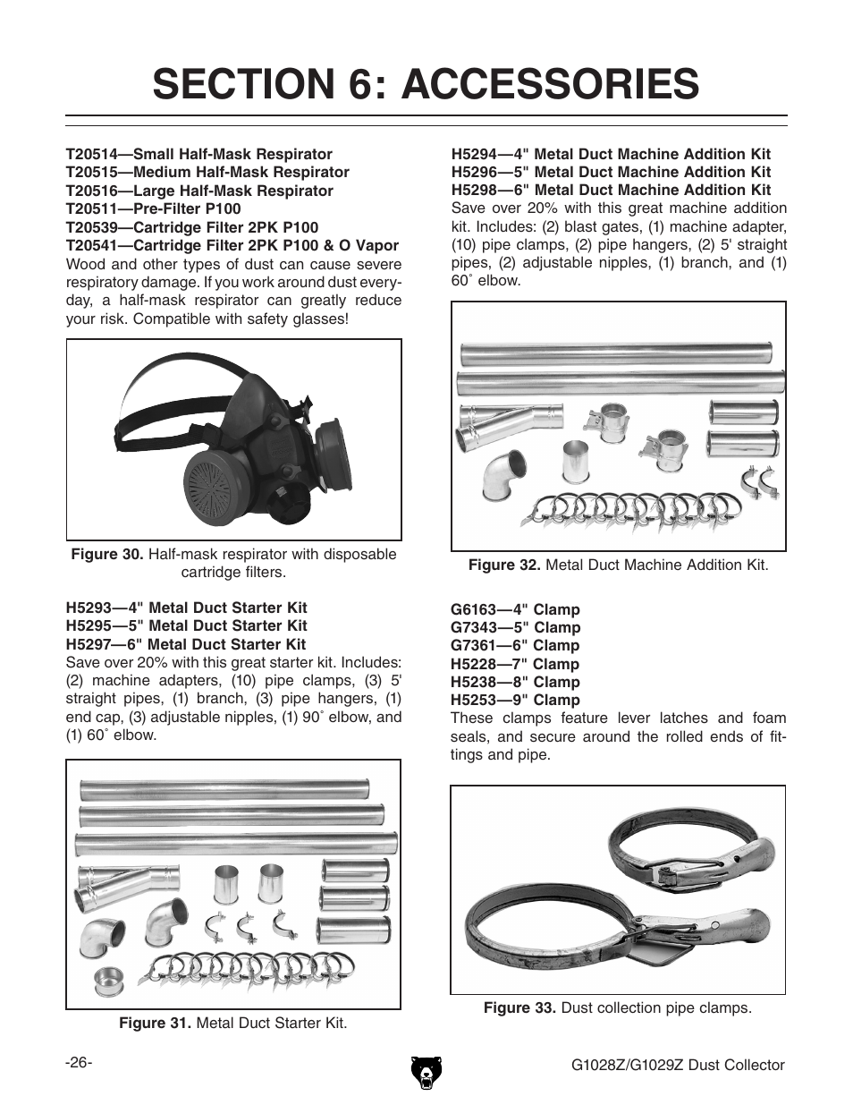 Grizzly G1029Z User Manual | Page 28 / 40