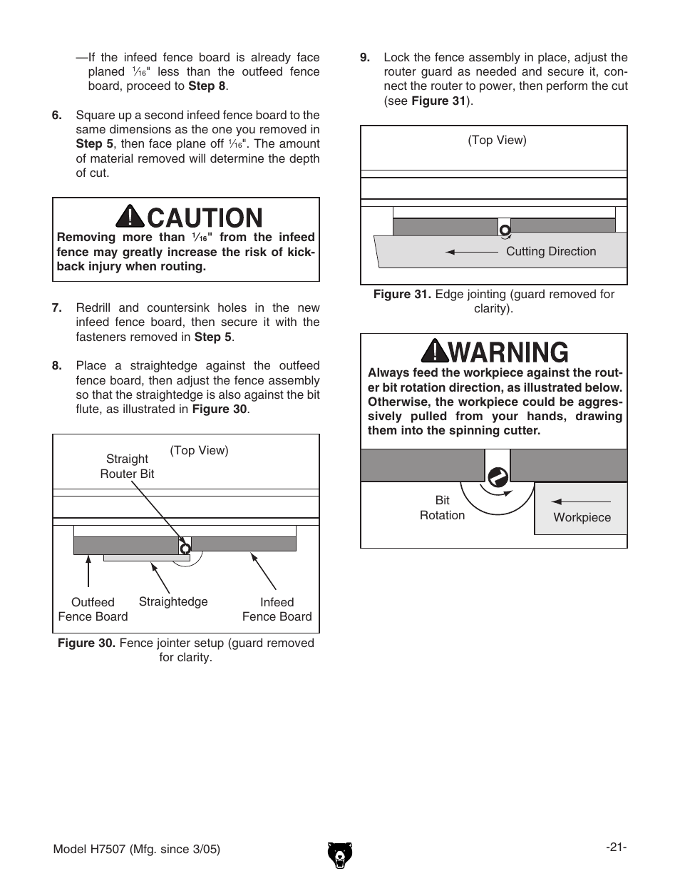 Grizzly H7507 User Manual | Page 23 / 32