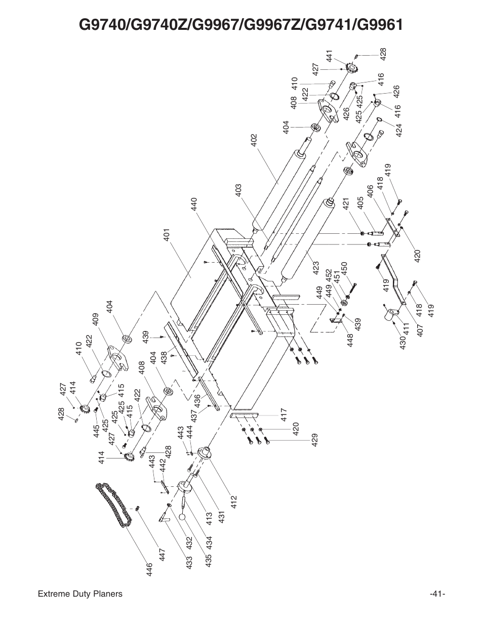 Grizzly G9961 User Manual | Page 43 / 76
