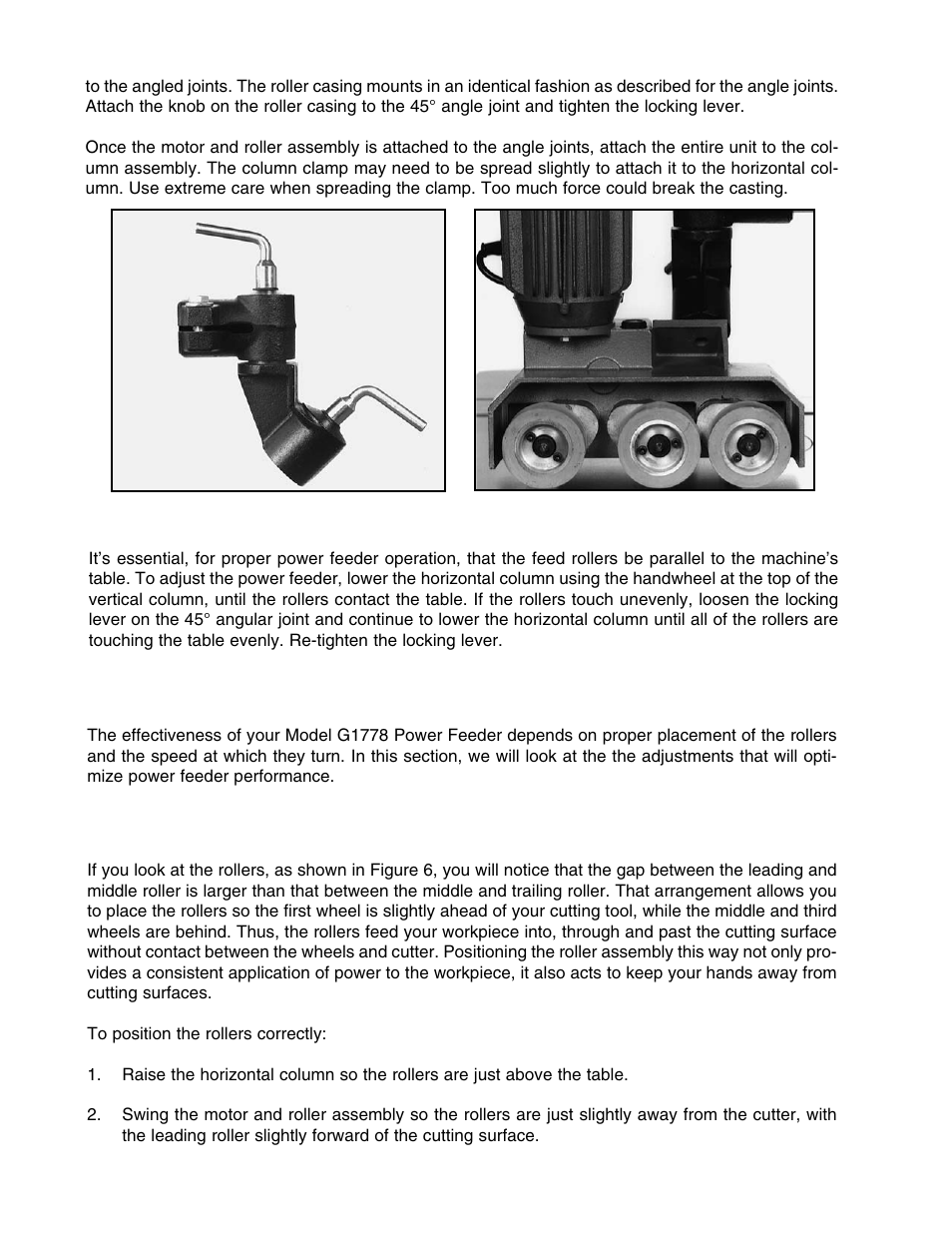Ix. adjustments | Grizzly G1778 User Manual | Page 11 / 20