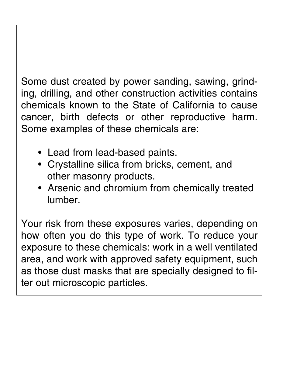 Warning | Grizzly G1778 User Manual | Page 2 / 20