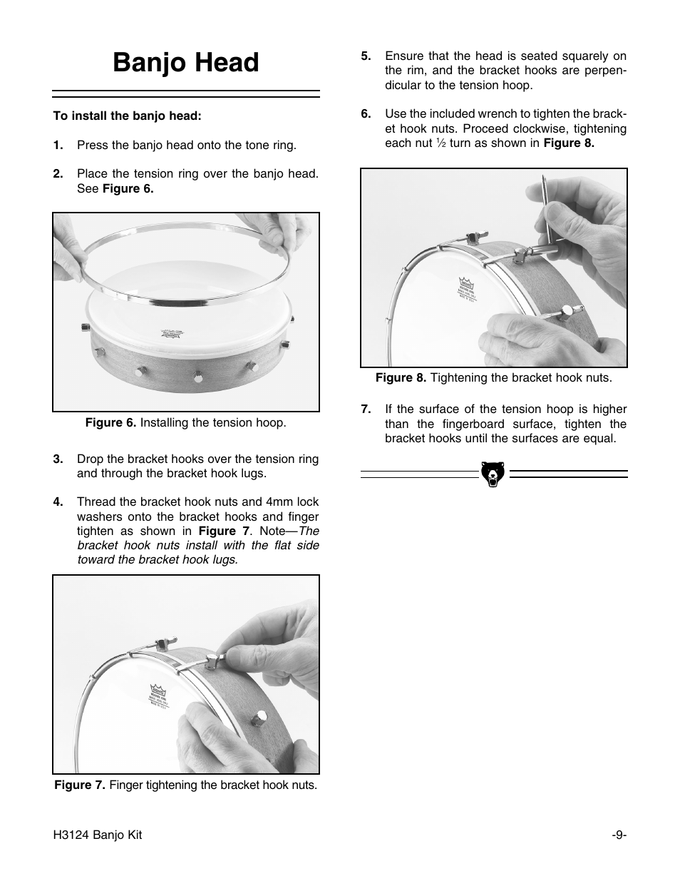 Banjo head | Grizzly H3124 User Manual | Page 11 / 24