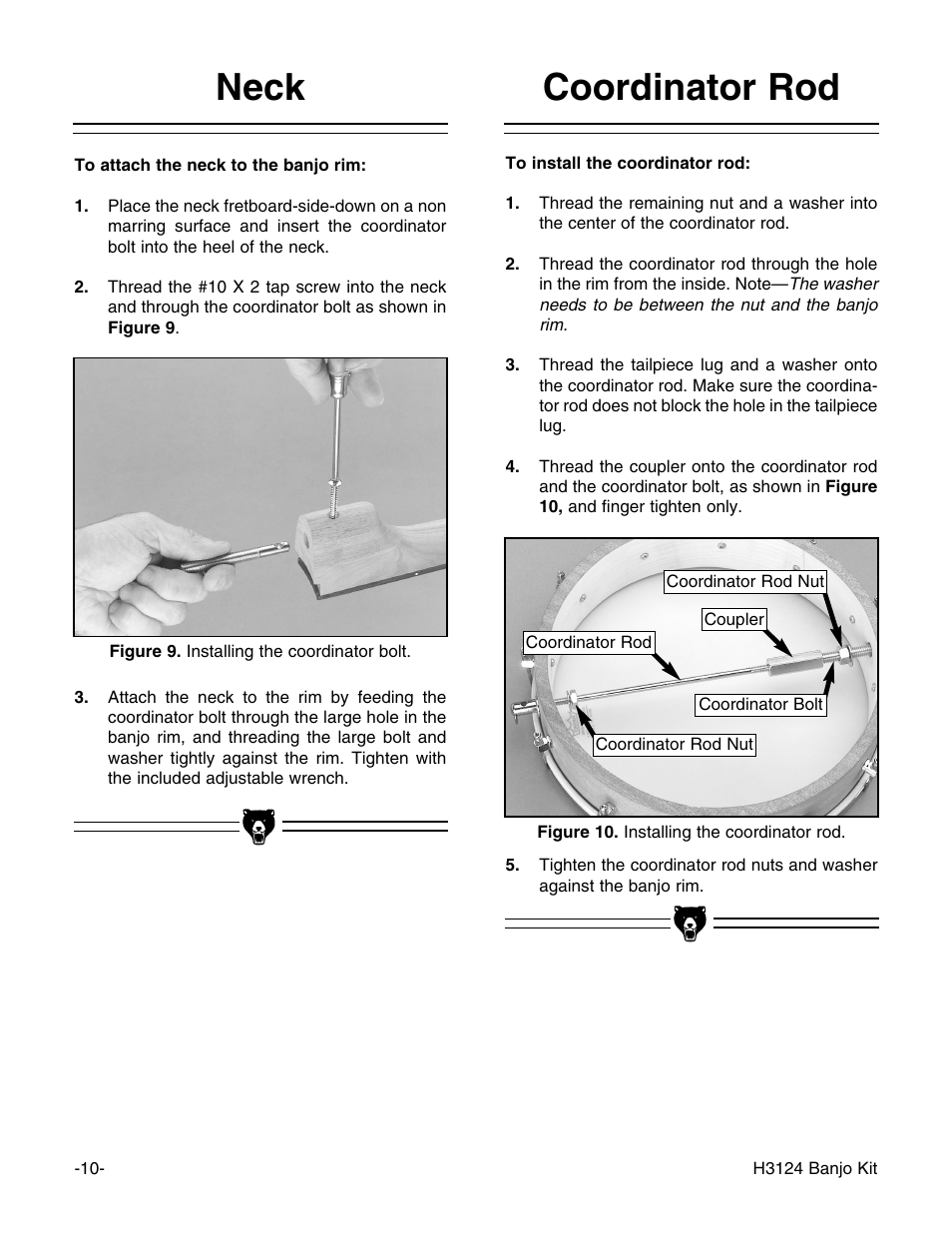 Coordinator rod neck | Grizzly H3124 User Manual | Page 12 / 24