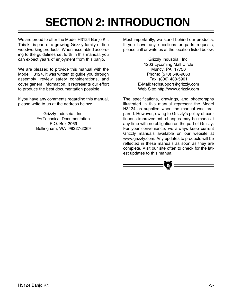 Grizzly H3124 User Manual | Page 5 / 24