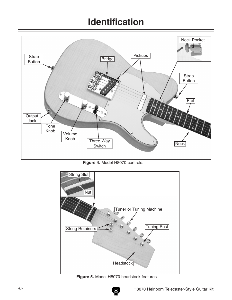 Identification | Grizzly H8070 User Manual | Page 8 / 36