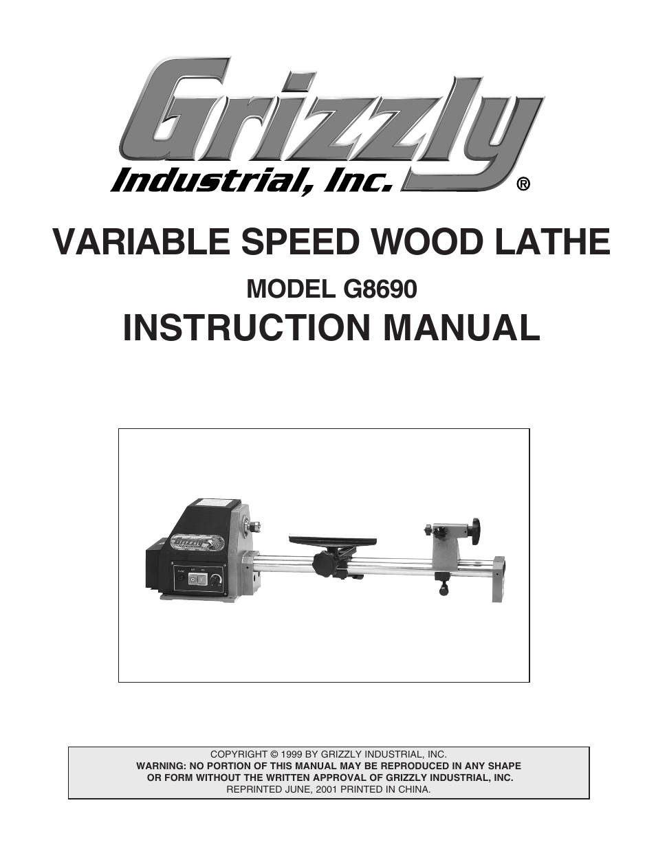 Grizzly G8690 User Manual | 24 pages