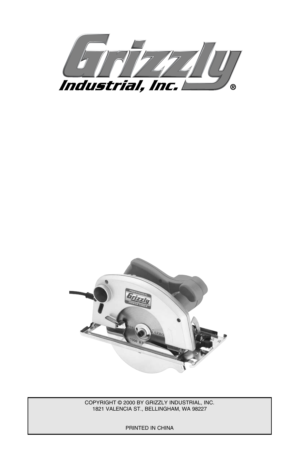 Grizzly G9906 User Manual | 14 pages