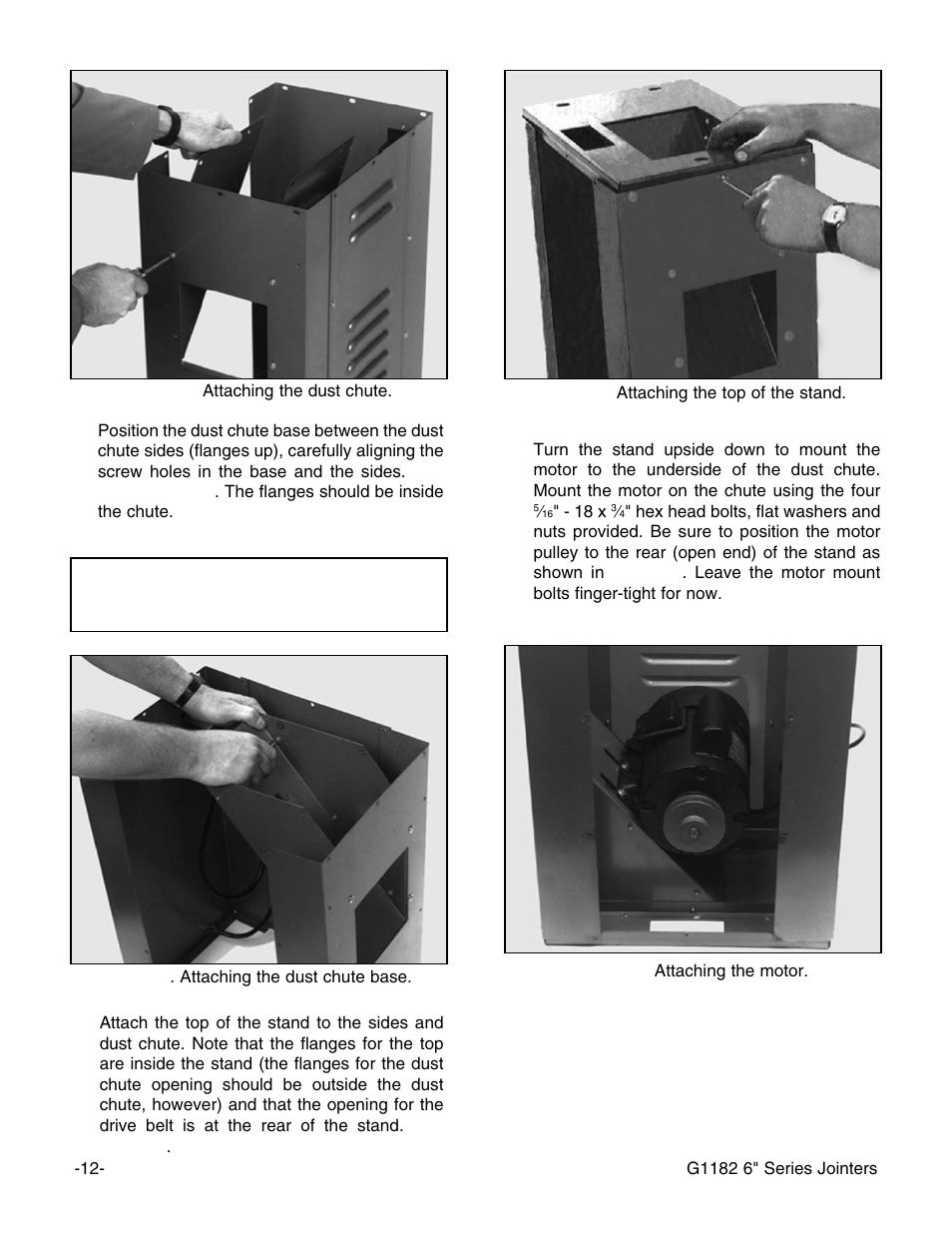 Notice | Grizzly G1182HW User Manual | Page 14 / 44