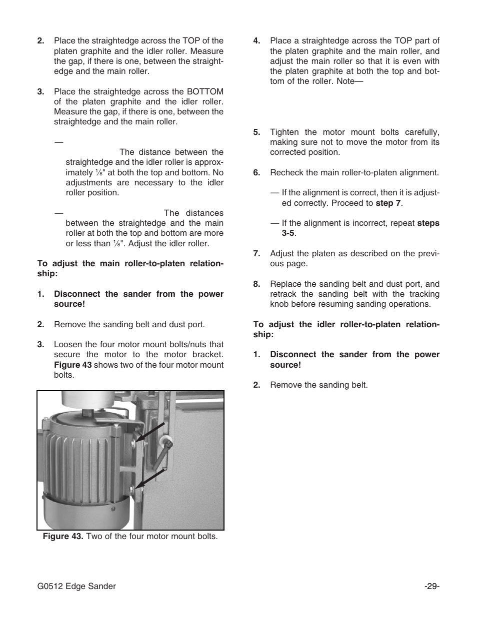 Grizzly G0512 User Manual | Page 31 / 44