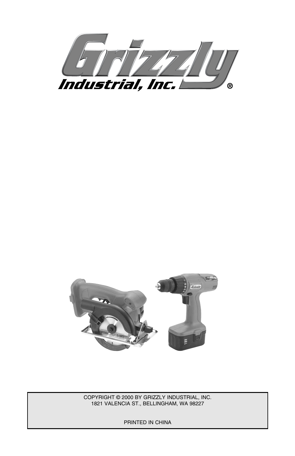 Grizzly H0603 User Manual | 22 pages