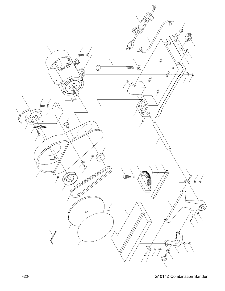Grizzly G1014Z User Manual | Page 24 / 27