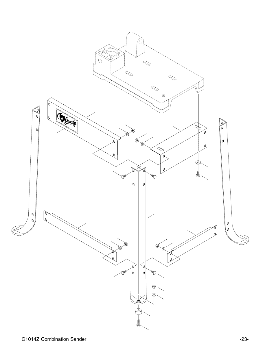 Grizzly G1014Z User Manual | Page 25 / 27