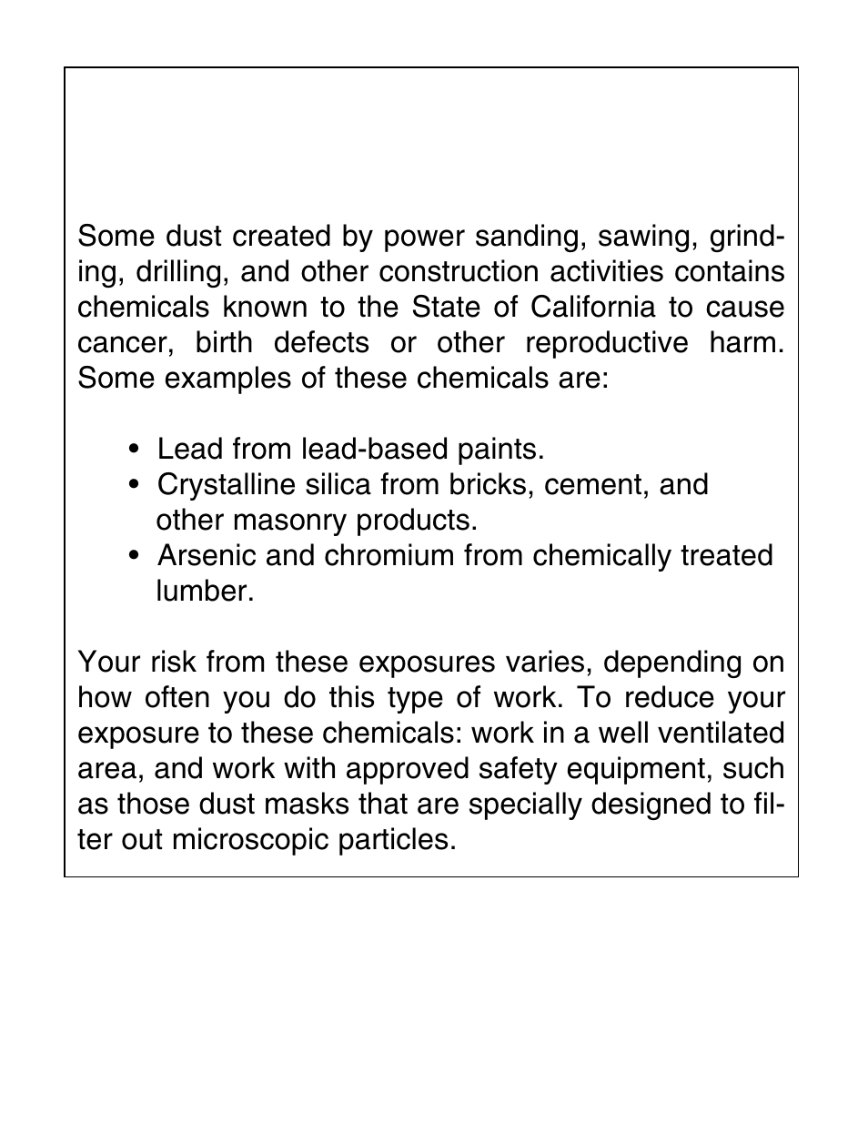 Warning | Grizzly G7211 User Manual | Page 2 / 34
